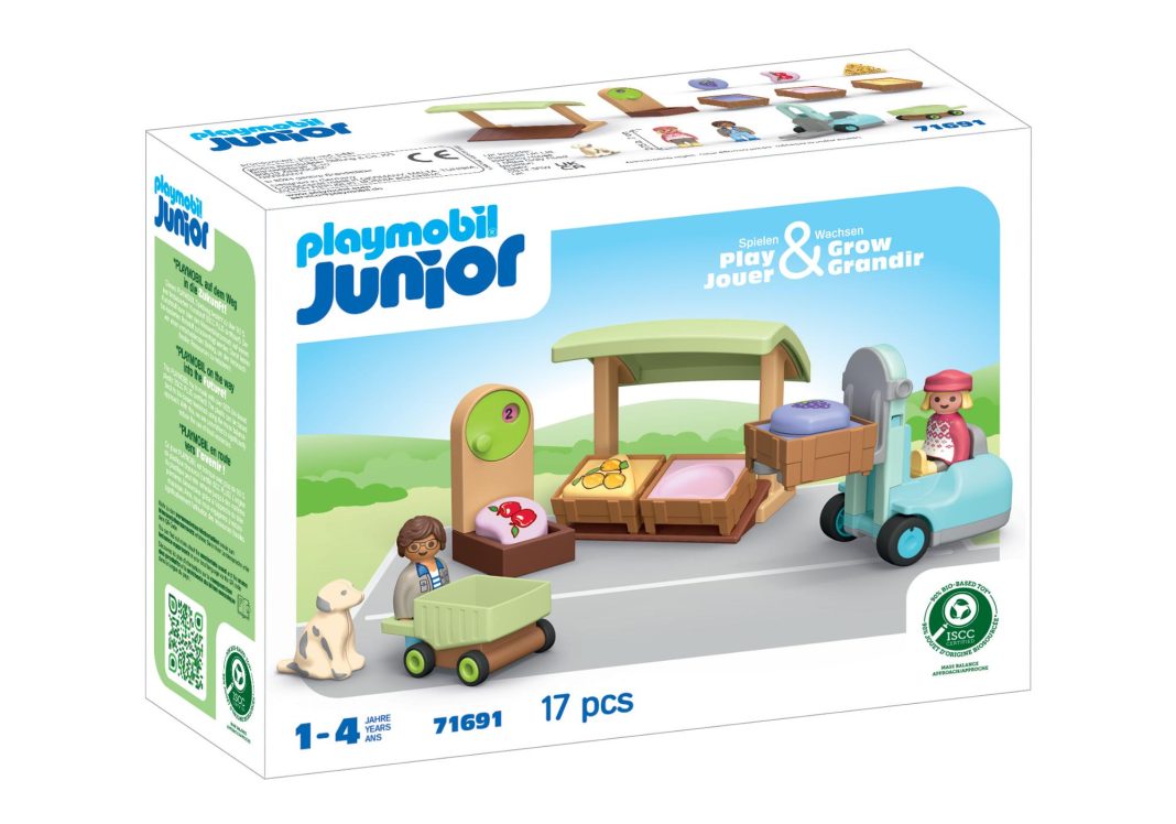 Playmobil 71691 JUNIOR: Organic Market Stall & Forklift Playmobil 71691 JUNIOR: Organic Market Stall & Forklift