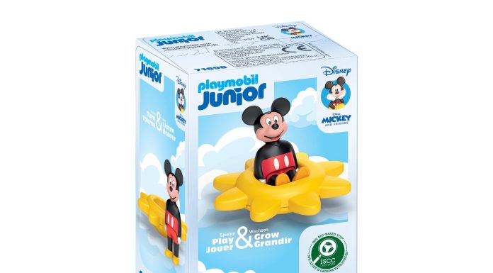Playmobil 71698 JUNIOR & Disney: Mickey Mouse's Spinning Sun with Rattle Feature