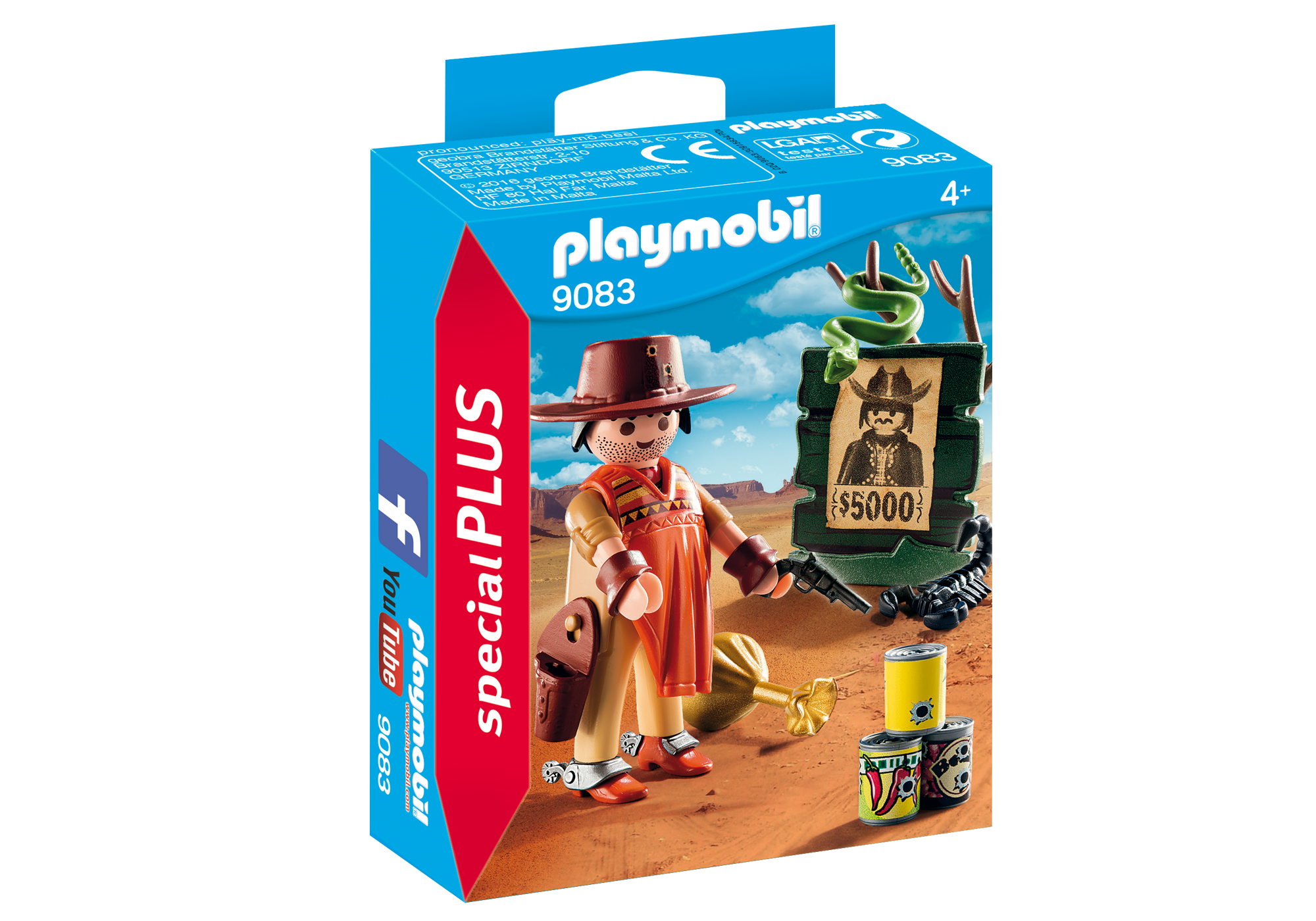 Playmobil 9083 Cowboy with Wanted Poster