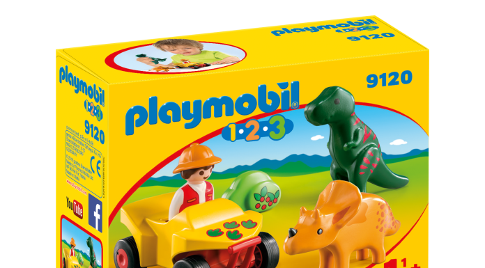 Playmobil 9120 Dino researcher with quad bike Playmobil 9120