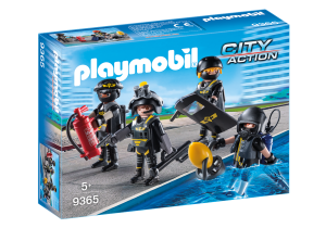 Playmobil Construcción y Obras Playmobil: todas las referencias (excavadoras, grúas y camiones) 20 Playmobil SEK Team
