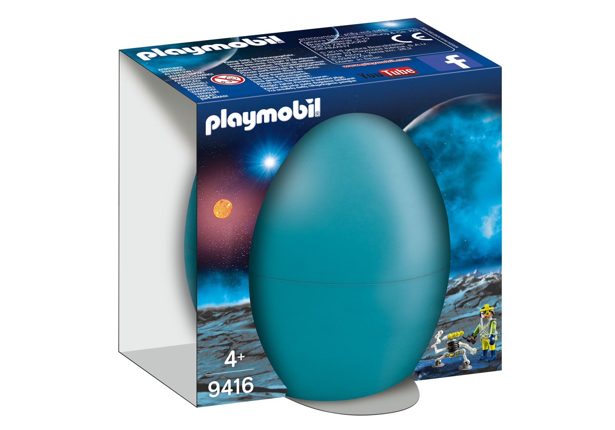 Playmobil 9416 Space Agent with Robot