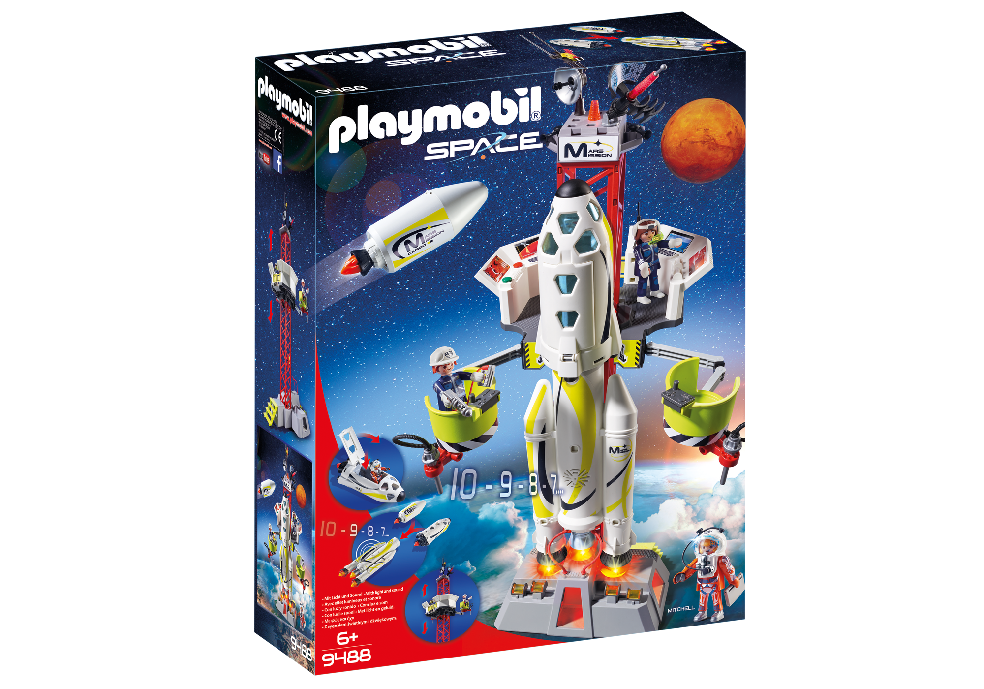 Playmobil 9488 Mission Rocket with Launch Site