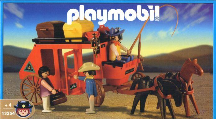 Playmobil Antex 13254 red stage coach
