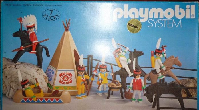 Playmobil Antex 3406 – 7 klicky indians set Playmobil Antex 3406 7 klicky indians set