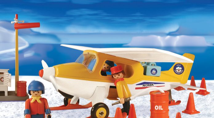 Playmobil Antex 3457 – yellow artic plane Playmobil Antex 3457 yellow artic plane