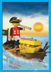 Playmobil Antex 3570 – Pirate with Boat Playmobil Antex 3570 Pirate with Boat