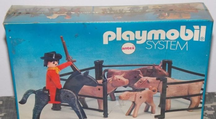 Playmobil Antex 3753v1 – Cowboy & enclosure of cattle Playmobil Antex 3753v1 Cowboy & enclosure of cattle