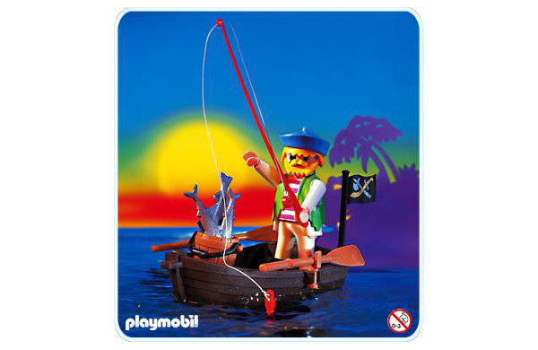 Playmobil Antex 3792 pirate / rowboat