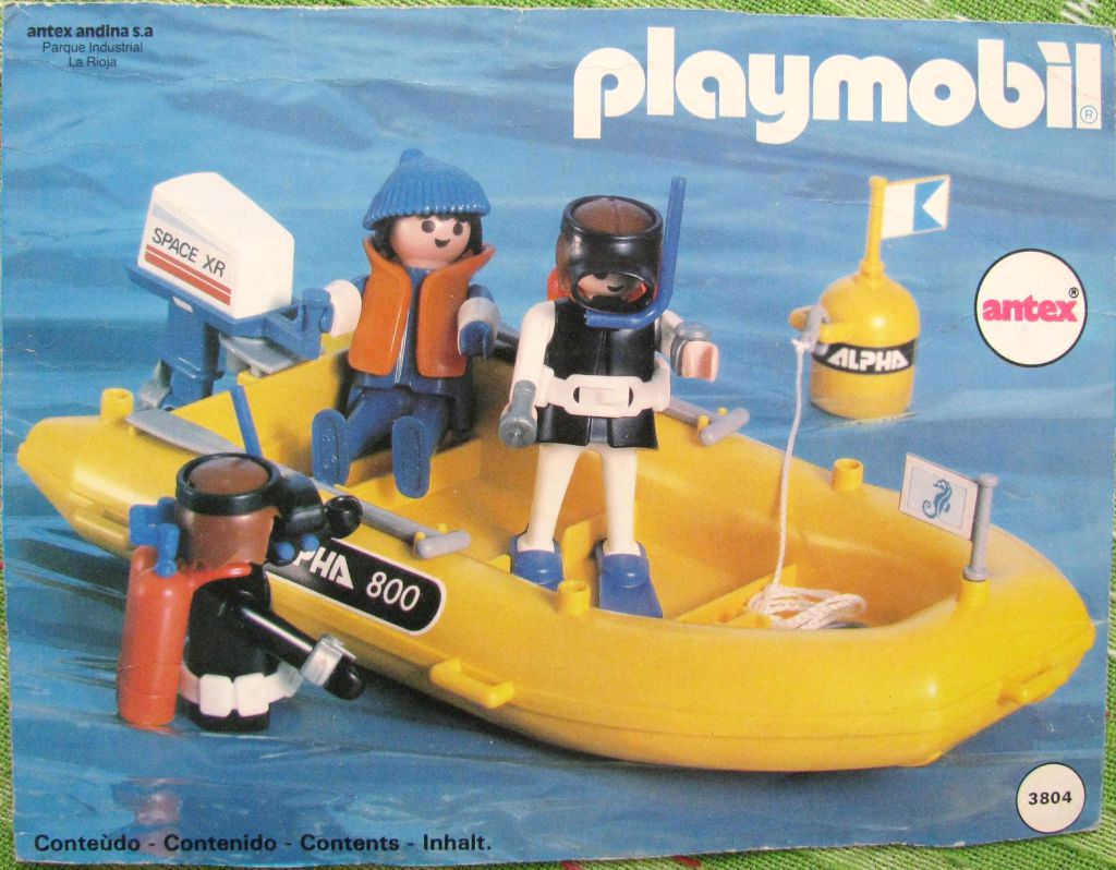 Playmobil Playmobil Antex 3804 – Divers and Yellow Boat 1 Playmobil Antex 3804 Divers and Yellow Boat