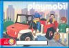 Playmobil Antex 3940v2 Red jeep with family