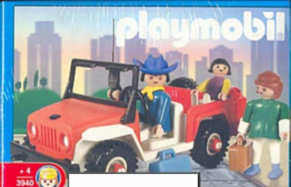 Playmobil Antex 3940v2 – Red jeep with family Playmobil Antex 3940v2 Red jeep with family