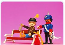 Playmobil Antex 5504 Hobo And German Policeman