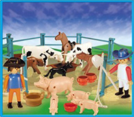 Playmobil Antex 9515 Pigs And Cows On The Farm