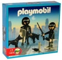 Playmobil Antex 9518 2 policemen with dogs
