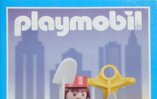 Playmobil Antex 9604 white road worker