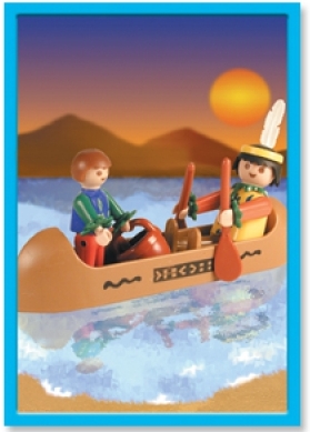 Playmobil Playmobil Antex 9607 – Indian Canoe 1 Playmobil Antex 9607 Indian Canoe