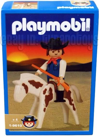 Playmobil Caballos y Ponis Playmobil: Todas las Referencias y Dónde Comprarlos 191 Playmobil Antex 9610 – Cowboy with Horse