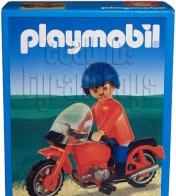 Playmobil Antex 9611 – Man and Red Motorcycle Playmobil Antex 9611 Man and Red Motorcycle