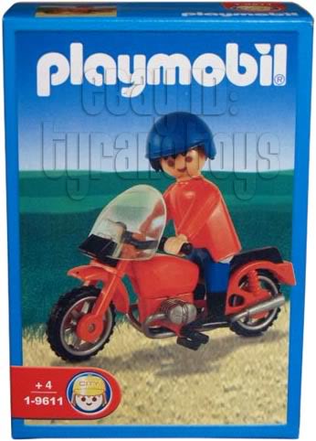 Playmobil Playmobil Antex 9611 – Man and Red Motorcycle 1 Playmobil Antex 9611 Man and Red Motorcycle
