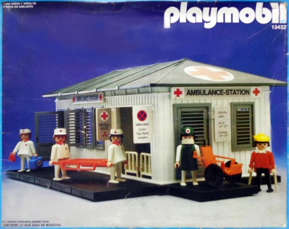 Playmobil Playmobil Aurimat 13432 – ambulance station 1 Playmobil Aurimat 13432 ambulance station