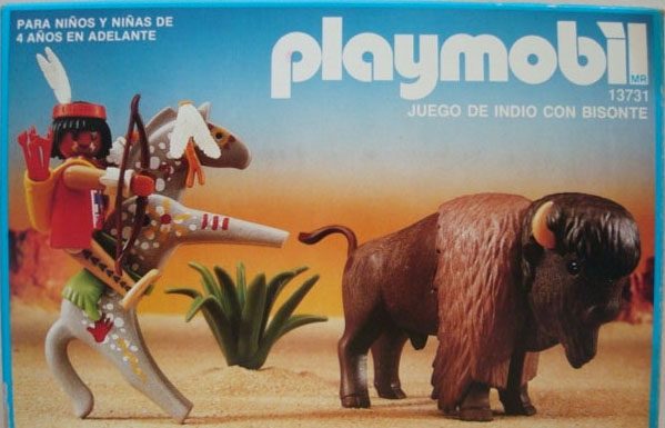 Playmobil Aurimat 13731v1 – Indian With Buffalo Playmobil Aurimat 13731v1 Indian With Buffalo