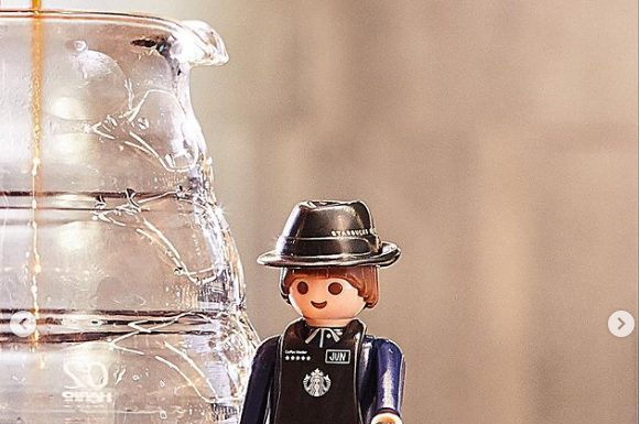 Playmobil Korea 70496 JUN. STARBUCKS BARISTA