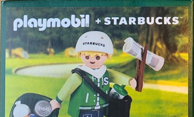 Playmobil Korea 71781 Starbucks Buddy PETER