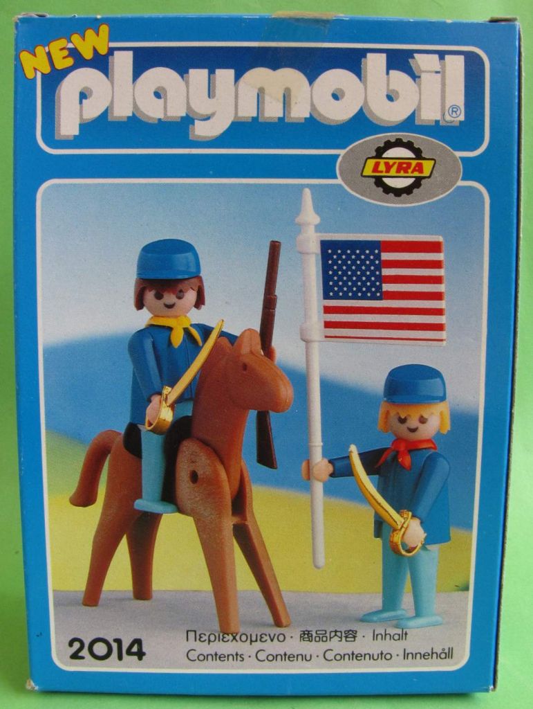 Playmobil Lyra 2014 Jinete y soldado con bandera
