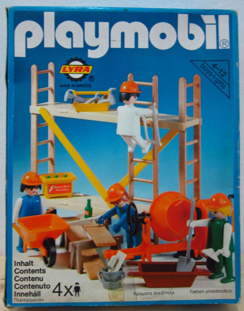 Playmobil Playmobil Lyra 3492 – Obreros con andamio 1 Playmobil Lyra 3492 Obreros con andamio