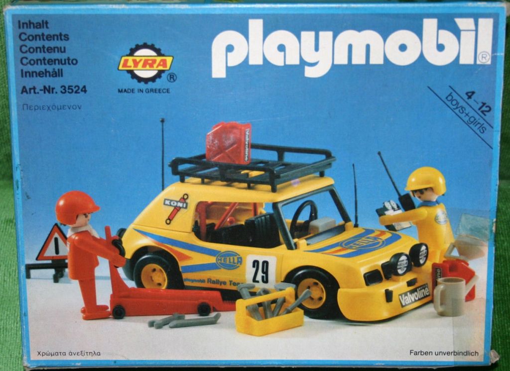 Playmobil Playmobil Lyra 3524 – Coche de rally amarillo 1 Playmobil Lyra 3524 Coche de rally amarillo