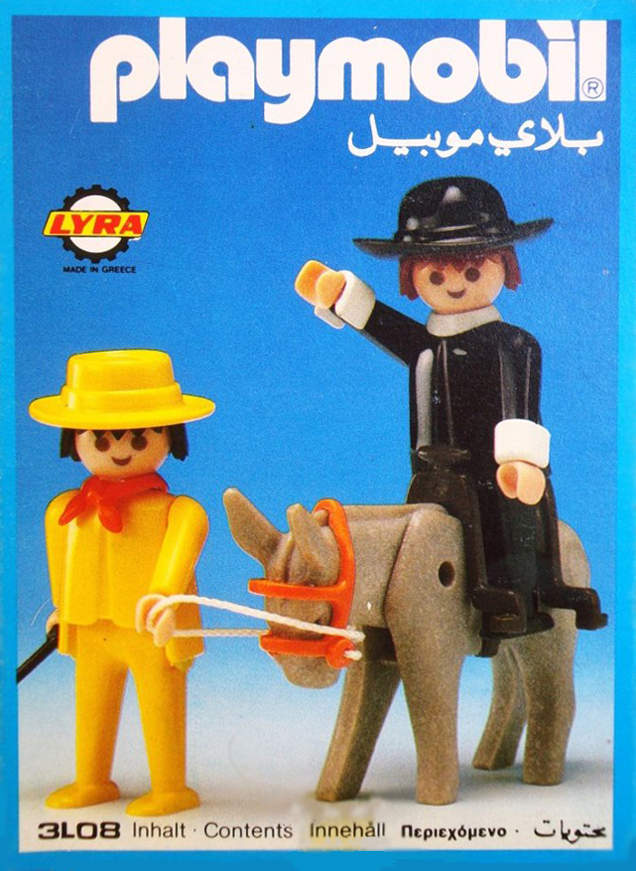 Playmobil Playmobil Lyra 3L08 – Cura, hombre y burro 1 Playmobil Lyra 3L08 Cura, hombre y burro