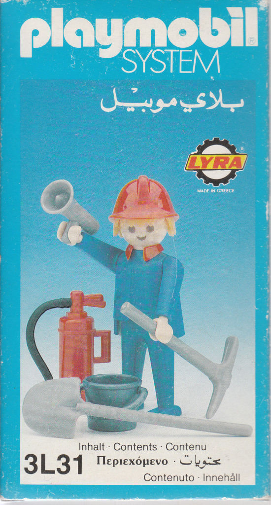 Playmobil Playmobil Lyra 3L31 – Bombero 1 Playmobil Lyra 3L31 Bombero