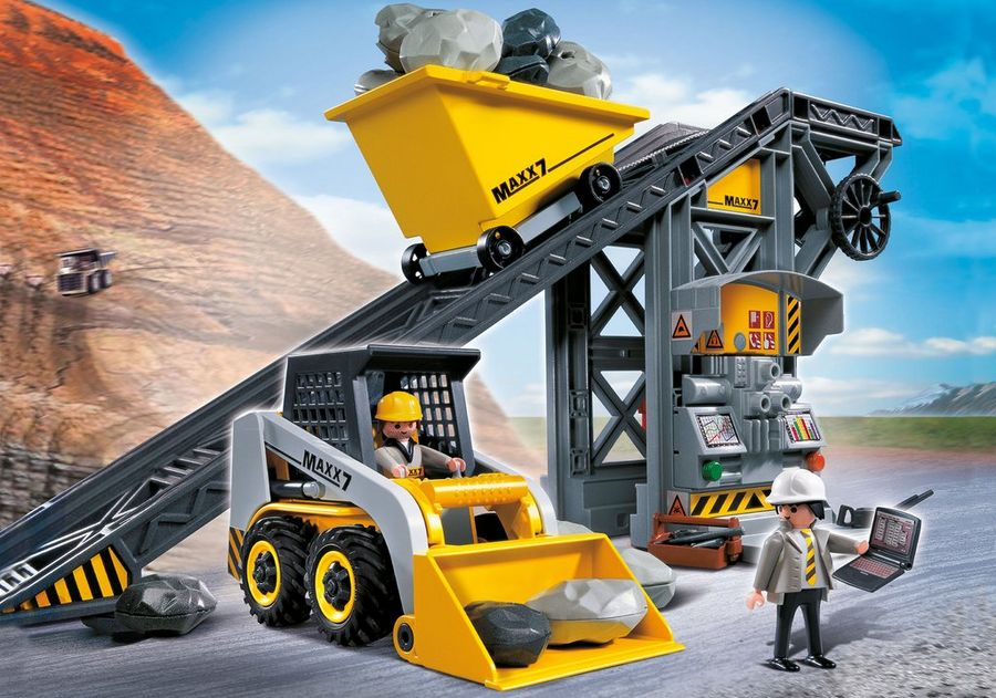 playmobil-4041 Playmobil 4041 Cinta Transportadora con Mini Excavadora