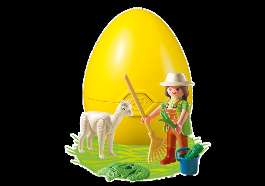 playmobil-4944 Playmobil 4944 Cuidadora con alpaca