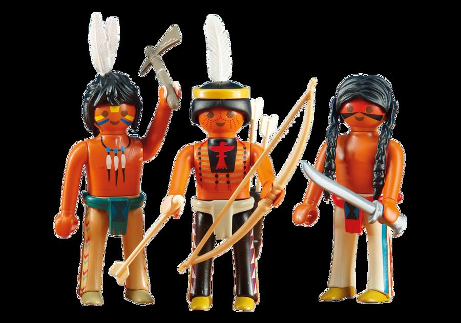 playmobil-6272 Playmobil 6272 3 Indios Sioux