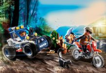 Playmobil 70570 Vehículo Todoterreno de Policía: persecución del ladrón de tesoros Playmobil 70570 Vehículo Todoterreno de Policía: persecución del ladrón de tesoros