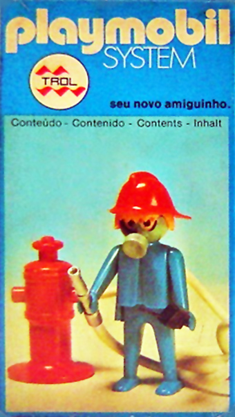 Playmobil Playmobil Brasil Trol 23.36.7 – fireman 1 Playmobil Trol 23.36.7 fireman