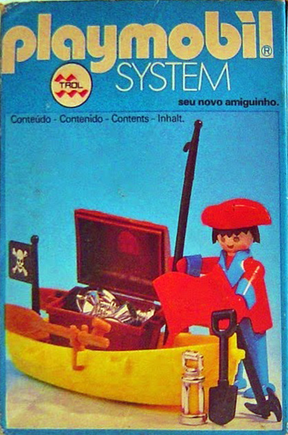 Playmobil Trol 23.57.0 pirate / rowboat
