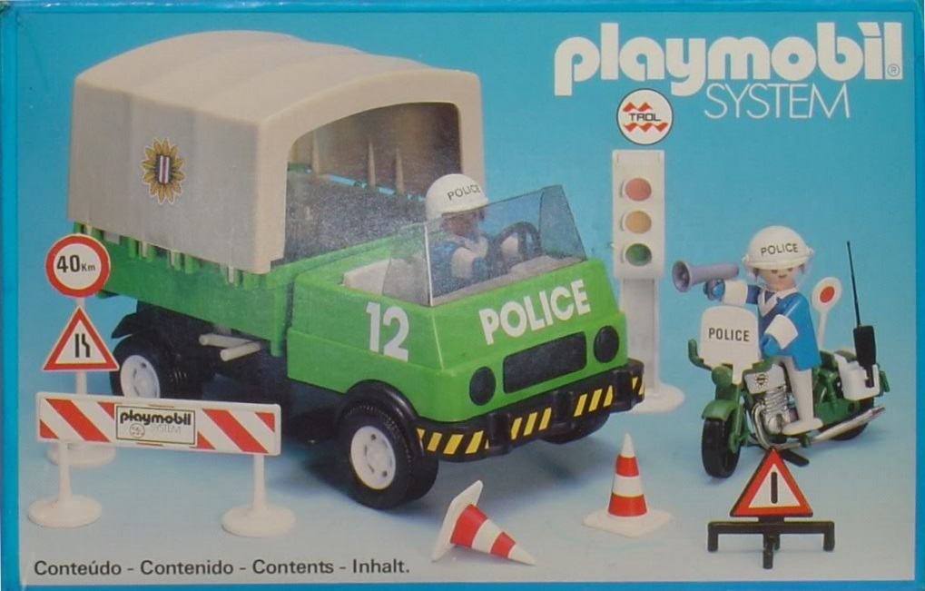 Playmobil Trol 23.70.5 Police truck + motorbike