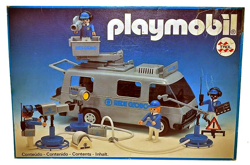 Playmobil Trol 23.71.2 Rede Globo tv van