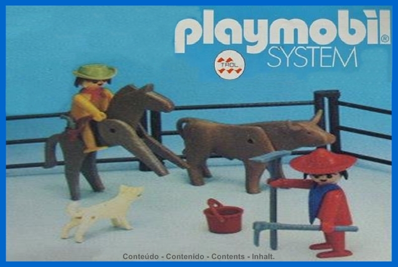 Playmobil Caballos y Ponis Playmobil: Todas las Referencias y Dónde Comprarlos 229 Playmobil Brasil Trol 23.73.2 – Cowboy with horse and mexican