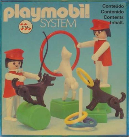 Playmobil Trol 23.77.2 Circus Dog Act and Trainers