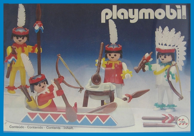 Playmobil Trol 23.79.8 4 Indians