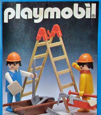 Playmobil Brasil Trol 23.81.8 – construction workers with scaffold Playmobil Brasil Trol 23.81.8 – construction workers with scaffold