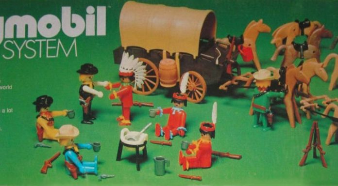 Playmobil USA Schaper 044 Cowboy & Indian Super Deluxe Set