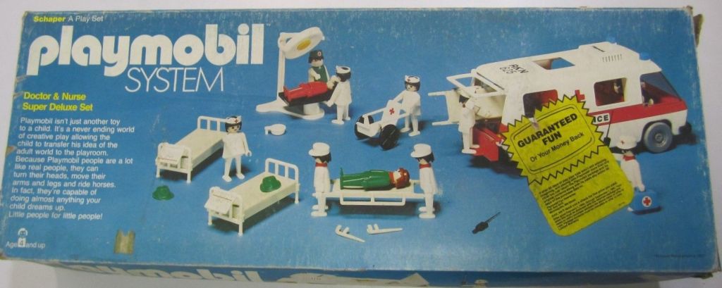 Playmobil USA Schaper 054 Doctor &Nurse Super Deluxe Set Playmobil USA Schaper 054 Doctor &Nurse Super Deluxe Set