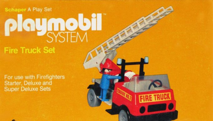 Playmobil USA Schaper 077 Fire Truck Set