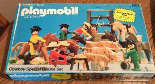 Playmobil USA Schaper 1003 Cowboy Special Deluxe Set