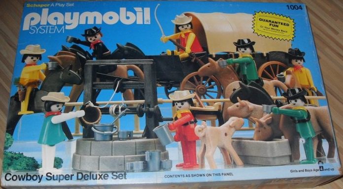 Playmobil USA Schaper 1004 Cowboy Super Deluxe Set